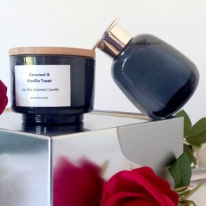 Caramel & Vanilla Treat Candle and Reed Diffuser Gift Pack